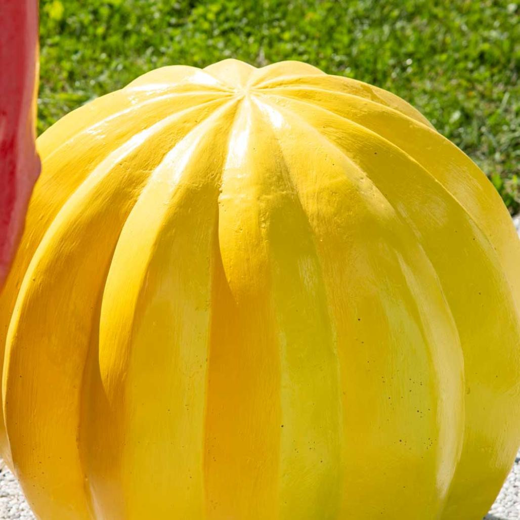 Estatua jardàn decorativa cactus amarillo 45 cm Estatua jardàn decorativa cactus amarillo 45 cm