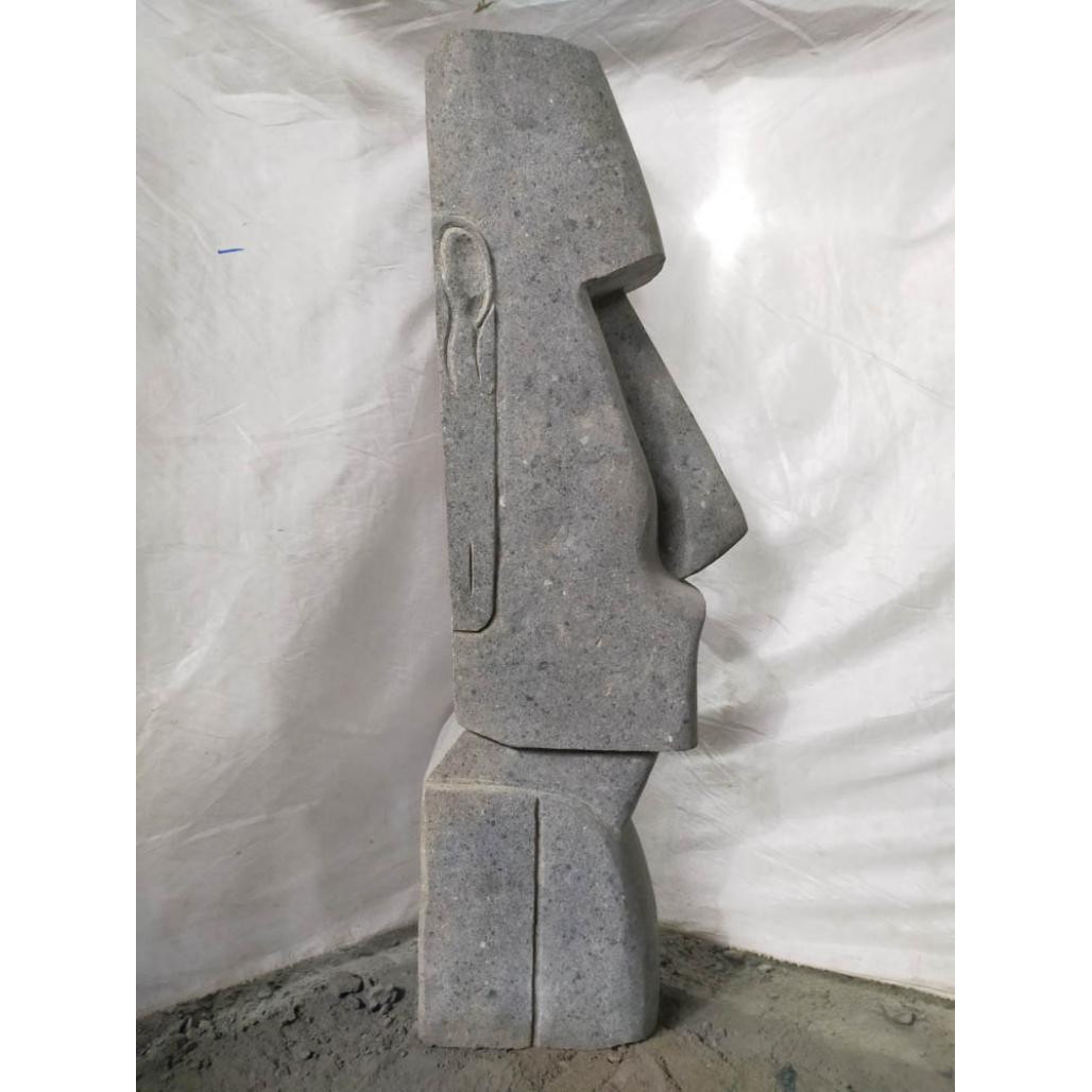 Estatua de piedra cara alargada 120 cm Estatua de piedra cara alargada 120 cm
