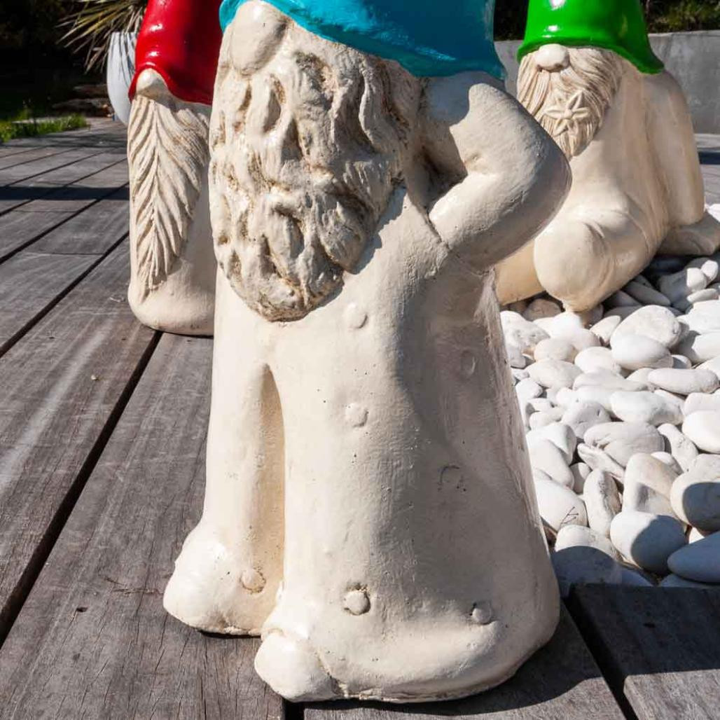 Escultura de jardàn decorativo tomte 50 cm turquesa Escultura de jardàn decorativo tomte 50 cm turquesa