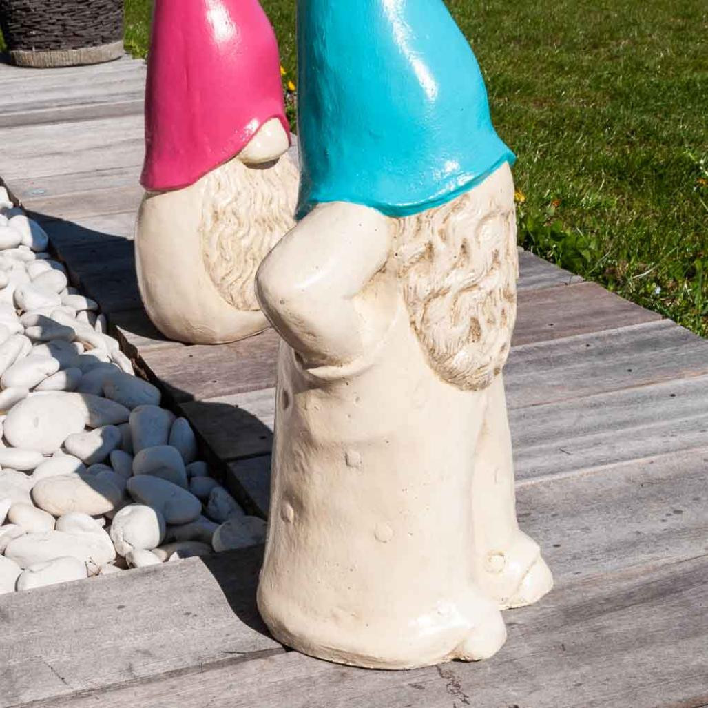 Escultura de jardàn decorativo tomte 50 cm turquesa Escultura de jardàn decorativo tomte 50 cm turquesa