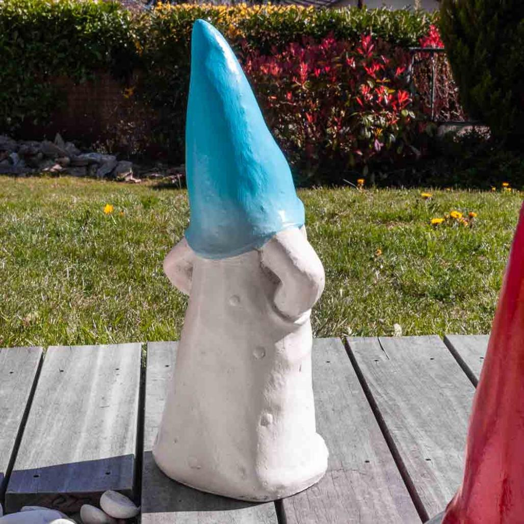 Escultura de jardàn decorativo tomte 50 cm turquesa Escultura de jardàn decorativo tomte 50 cm turquesa
