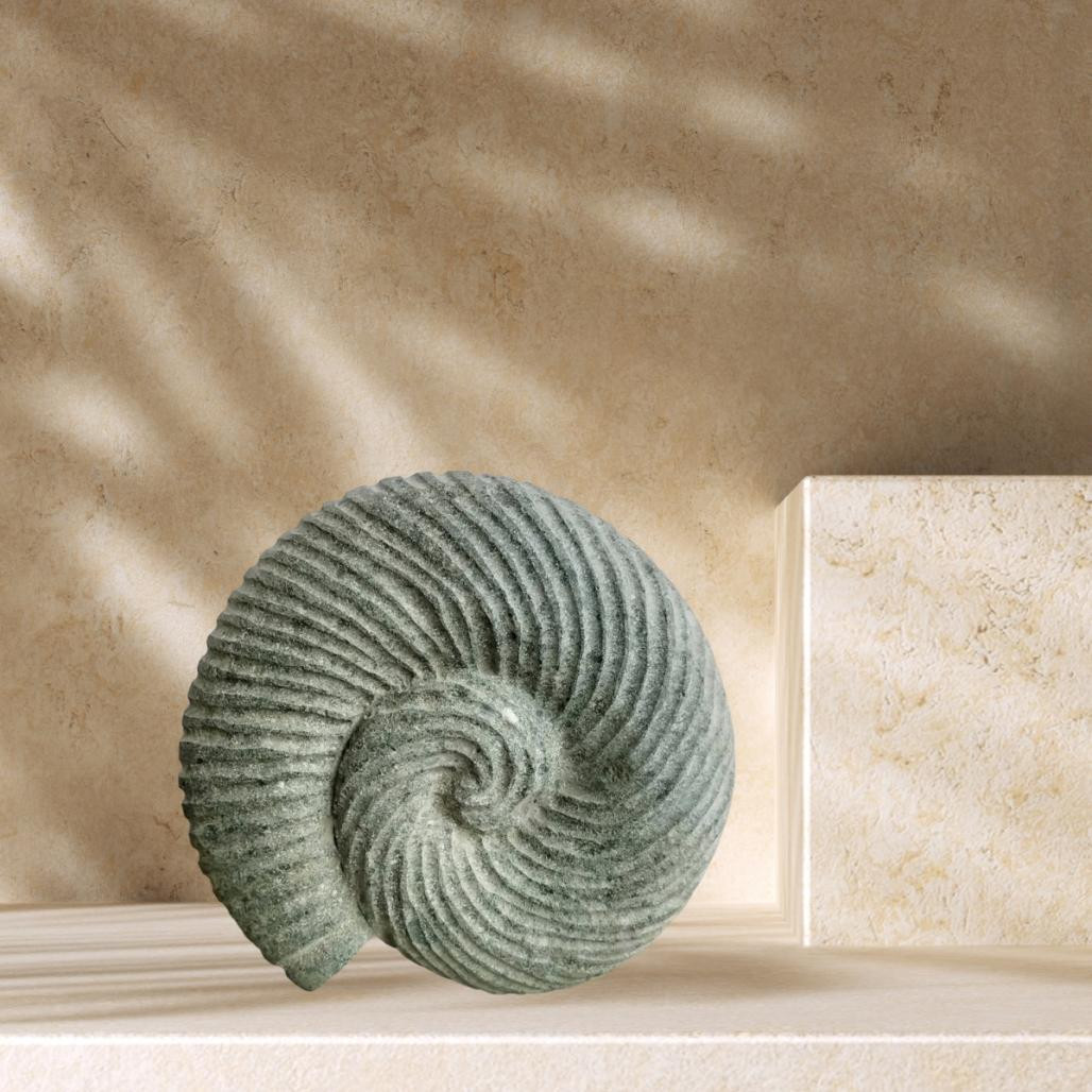Concha nautilus de piedra 30 cm