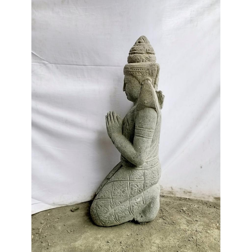 Estatua de piedra zen buddha teppanom 60 cm Estatua de piedra zen buddha teppanom 60 cm