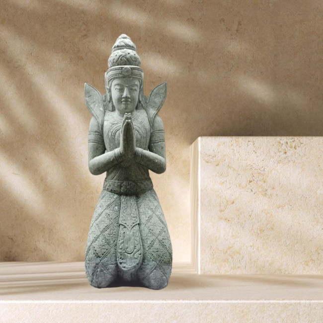 Estatua de jardàn zen teppanom buda en piedra 100 cm