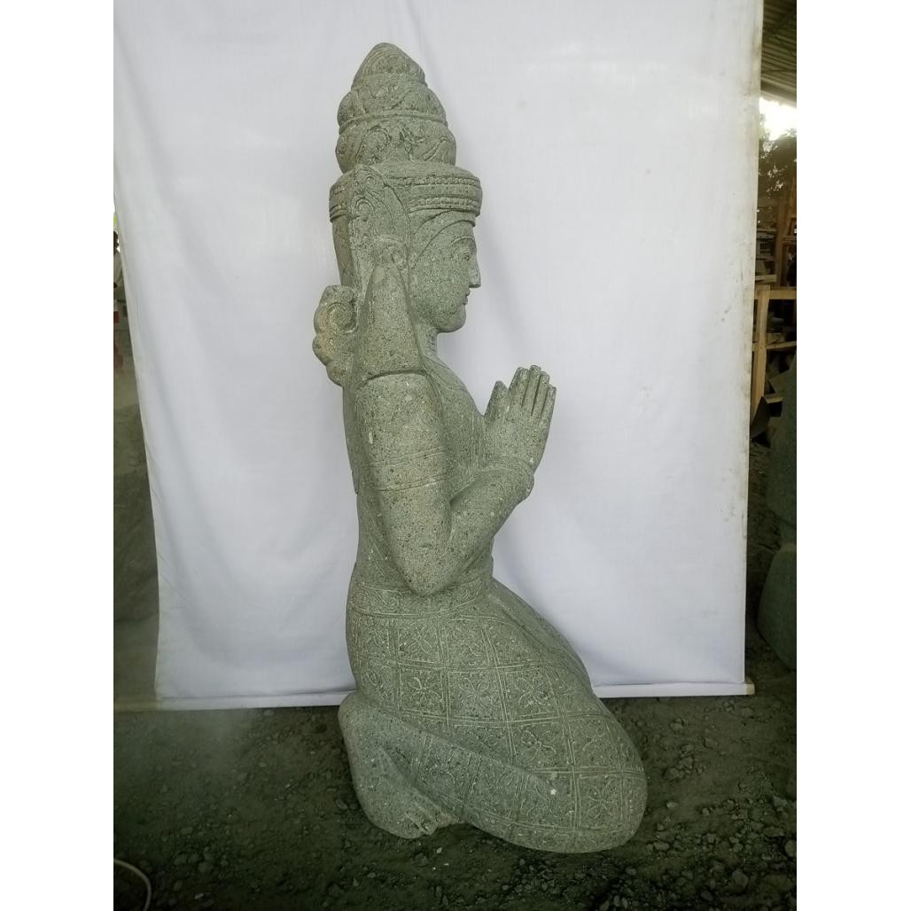 Estatua exterior de piedra natural buda teppanom 150 cm Estatua exterior de piedra natural buda teppanom 150 cm