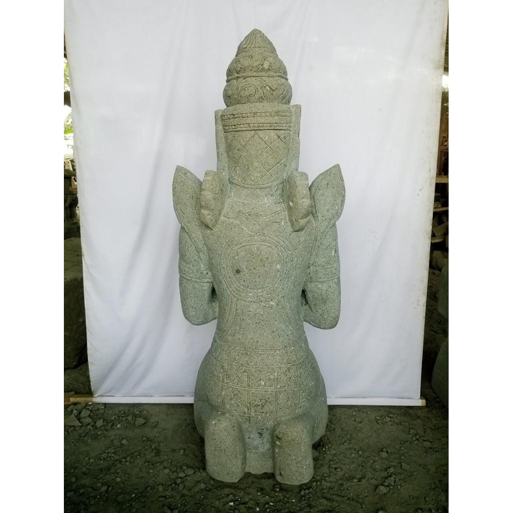 Estatua exterior de piedra natural buda teppanom 150 cm Estatua exterior de piedra natural buda teppanom 150 cm