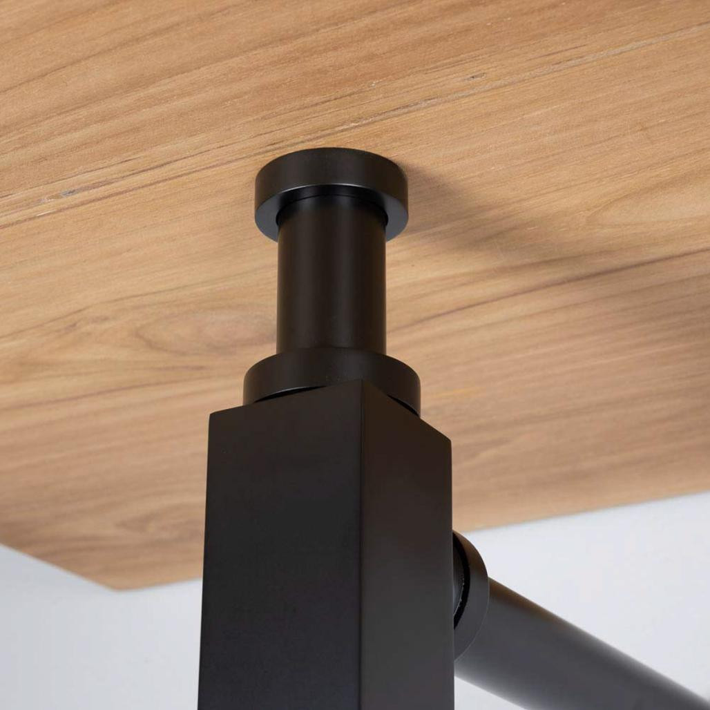 Sifón cuadrado negro mate Sifón cuadrado negro mate