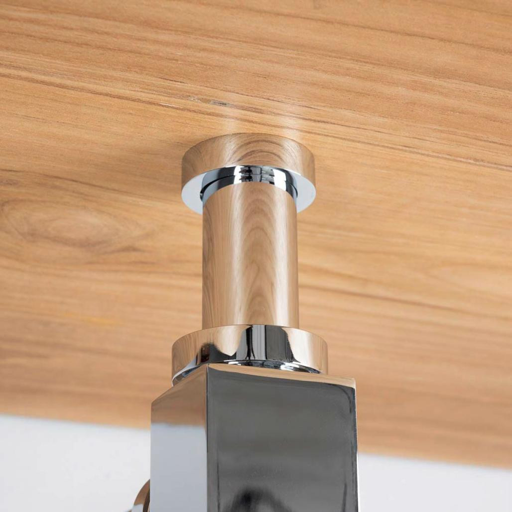 Sifón cuadrado cromado Sifón cuadrado cromado