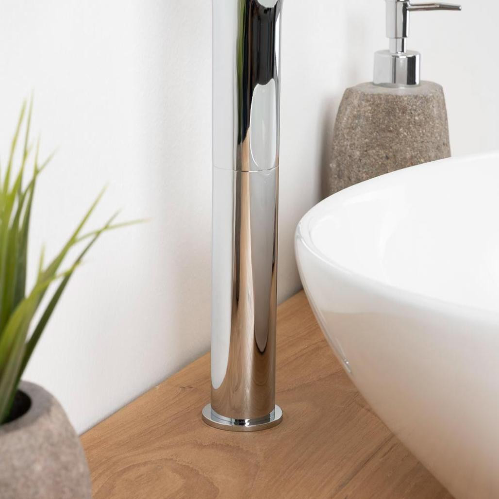 Grifo alto para cuarto de baño Ems cromado Grifo alto para cuarto de baño Ems cromado