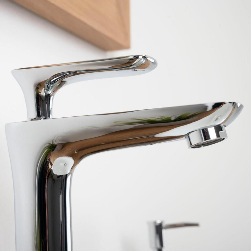 Grifo alto para cuarto de baño Ems cromado Grifo alto para cuarto de baño Ems cromado
