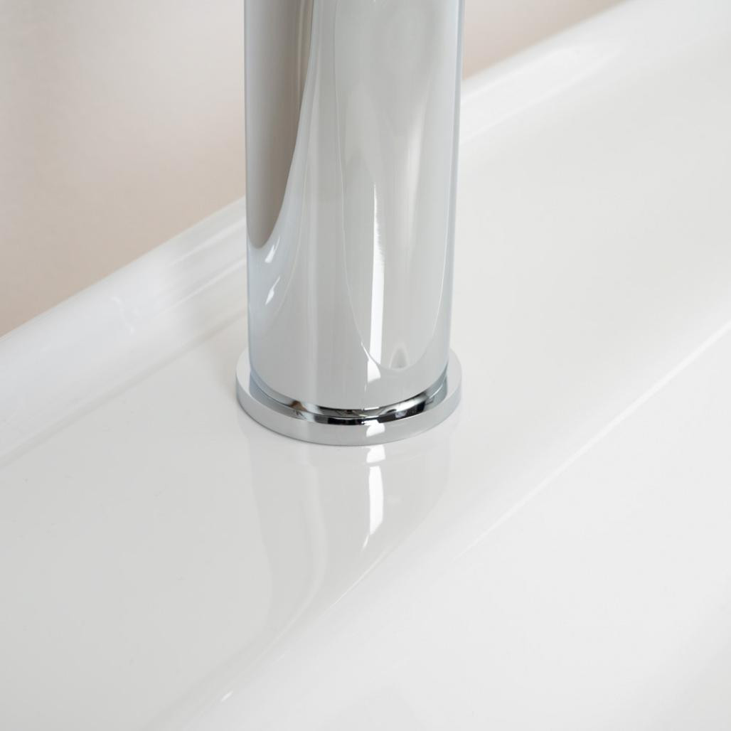 Grifo mezclador para lavabo Arno cromado