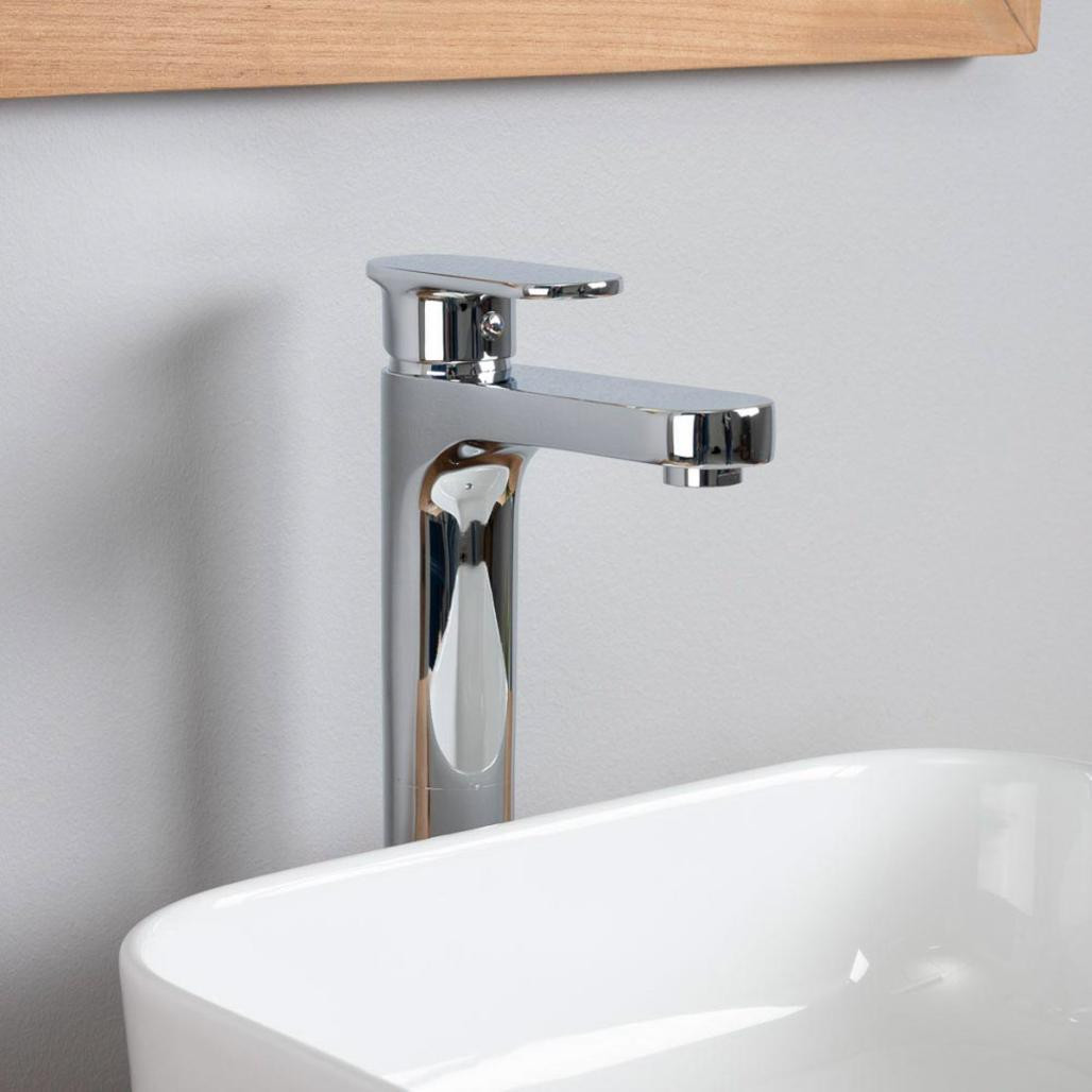 Grifo alto monomando Arno cromado