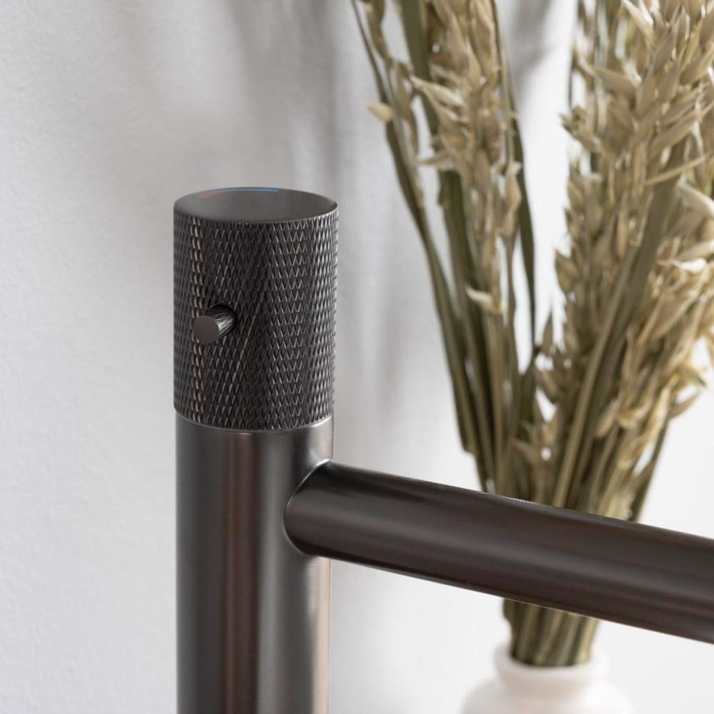 Monomando progresivo alto para lavabo, Irminio gun-métal