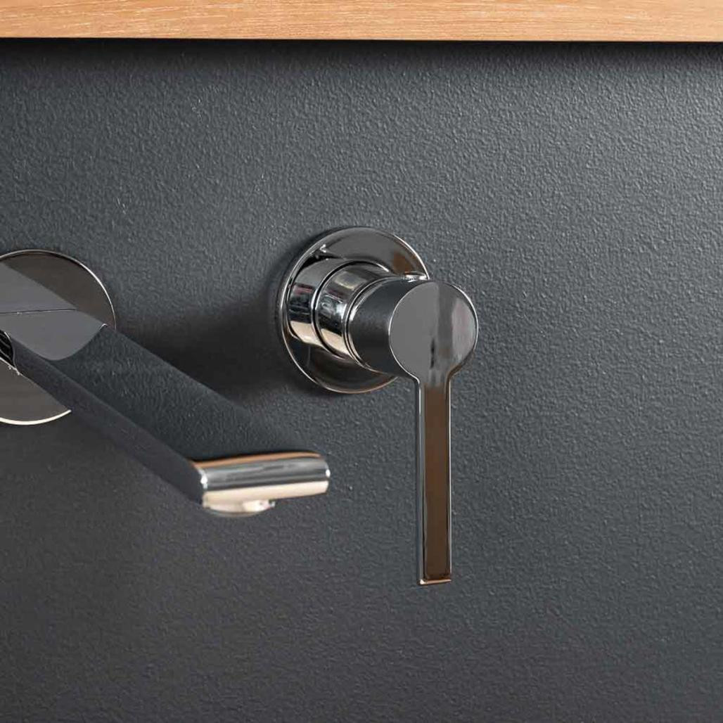 Grifo de pared para lavabo Tamisa cromado