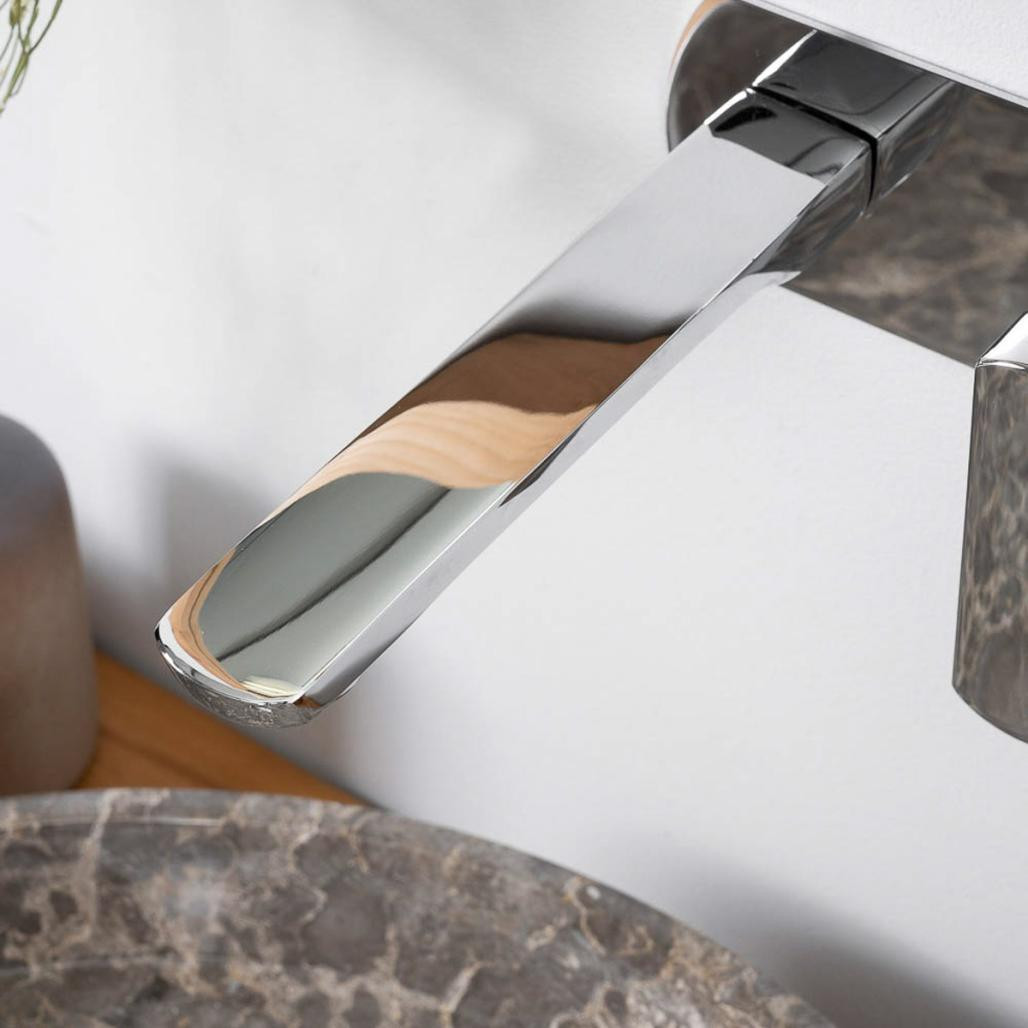 Grifo empotrado de pared para lavabo Tamisa