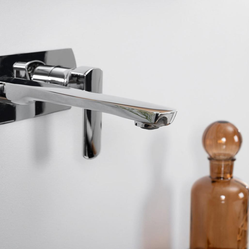 Grifo empotrado de pared para lavabo Tamisa