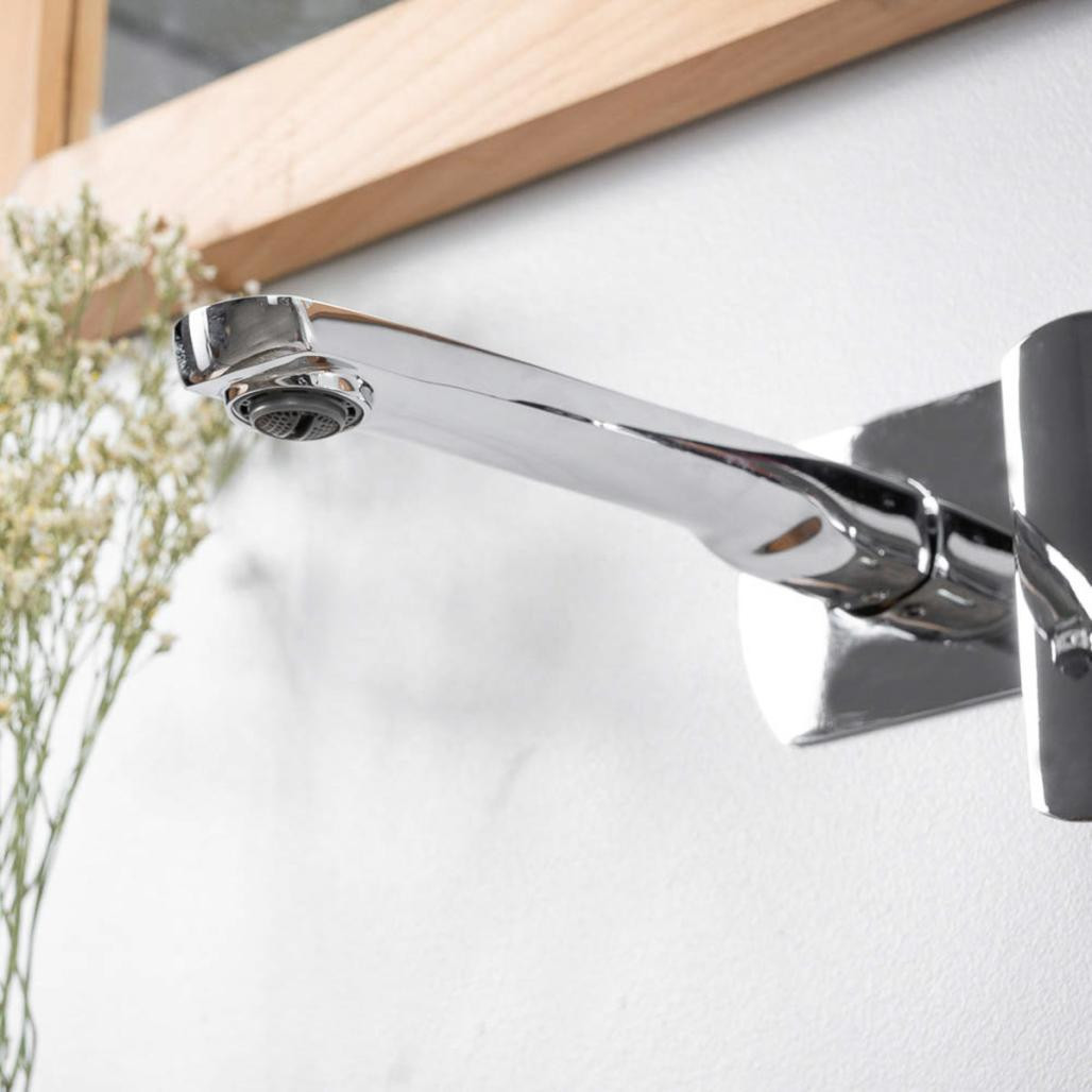 Grifo empotrado de pared para lavabo Tamisa