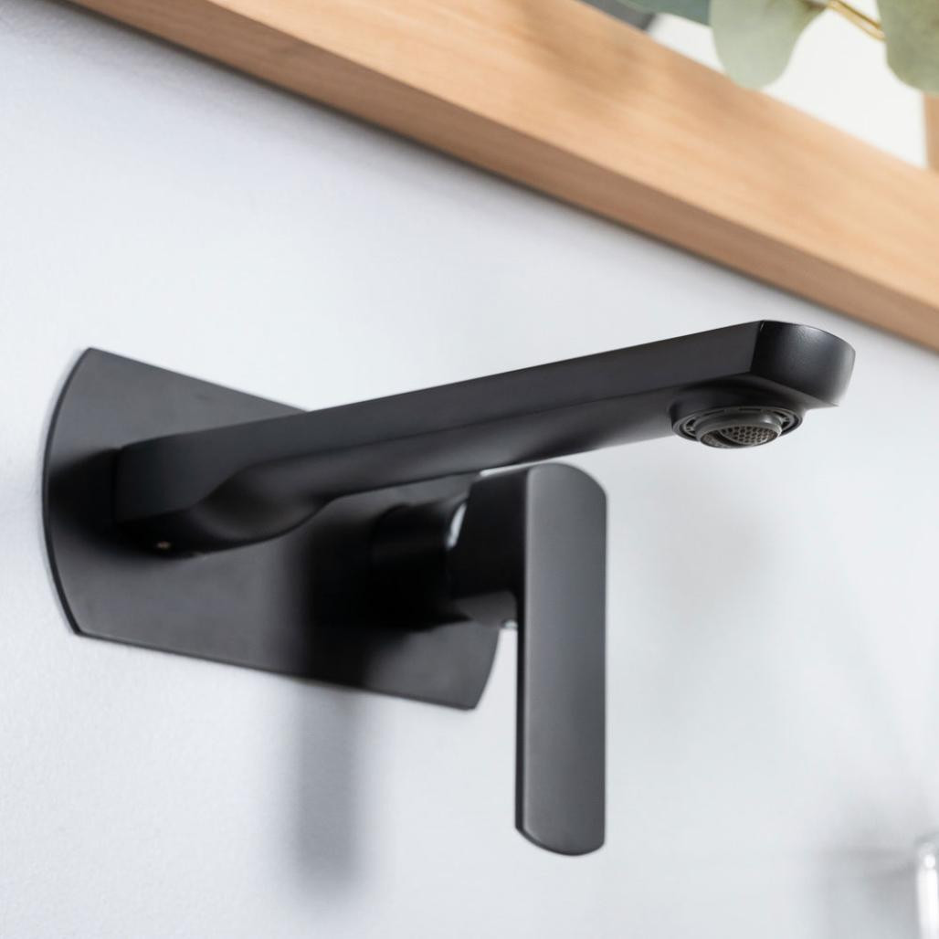 Grifo mezclador empotrable Louga negro