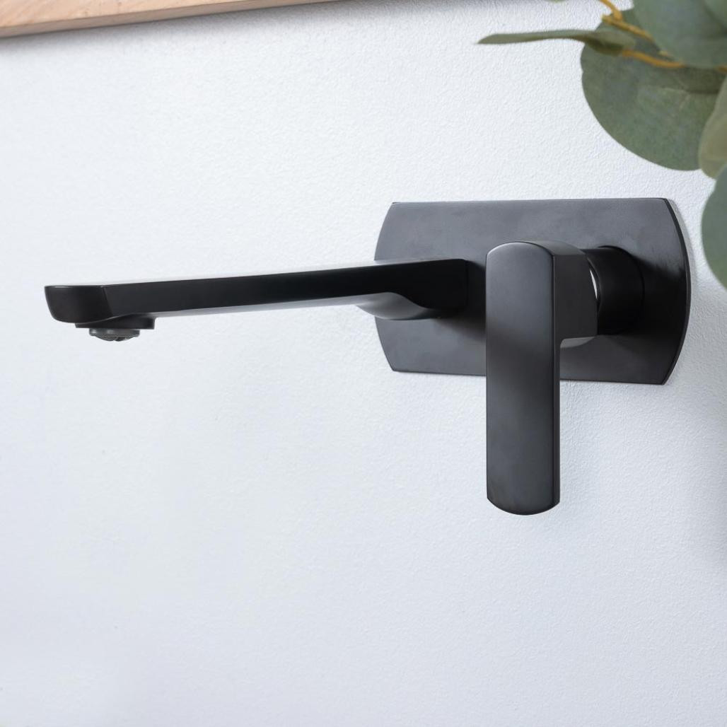 Grifo mezclador empotrable Louga negro