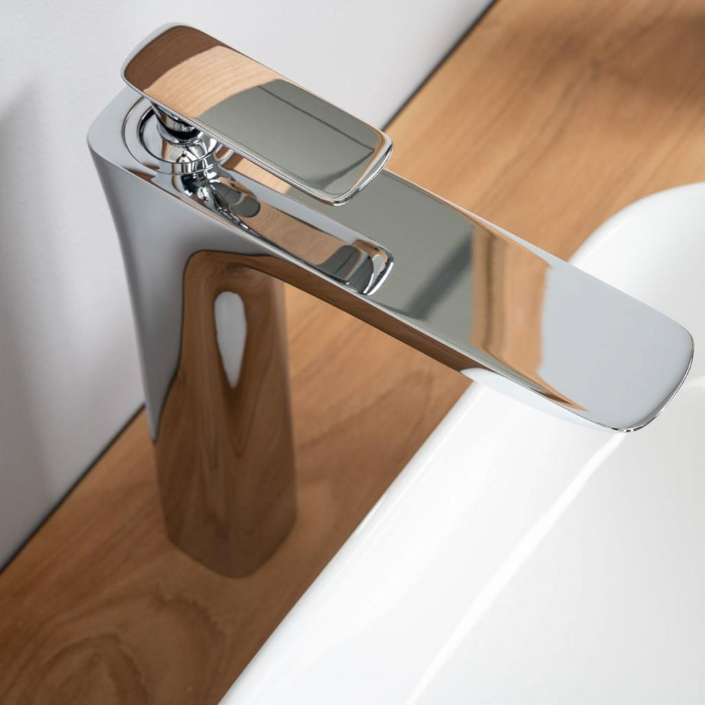 Grifo monomando elevado Glomma cromado