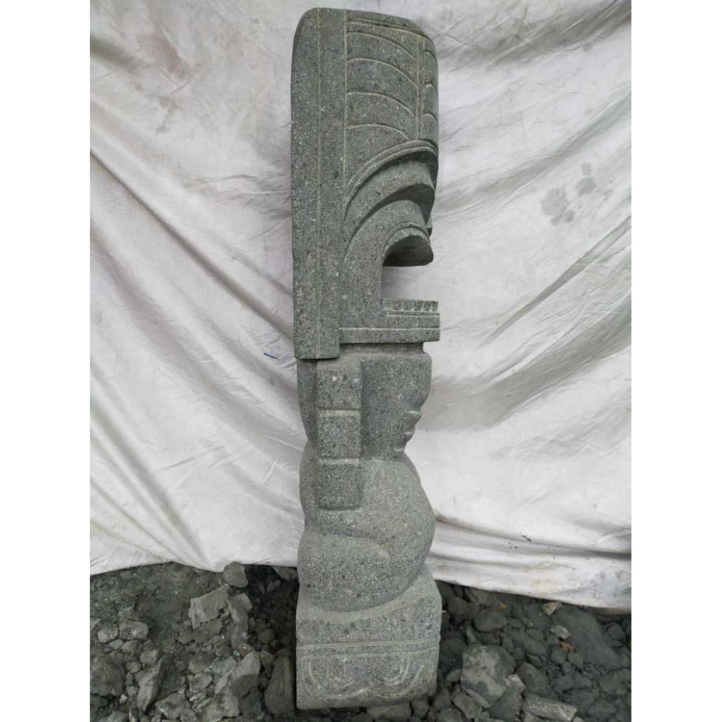 Estatua de piedra tiki polinesia 1m Estatua de piedra tiki polinesia 1m