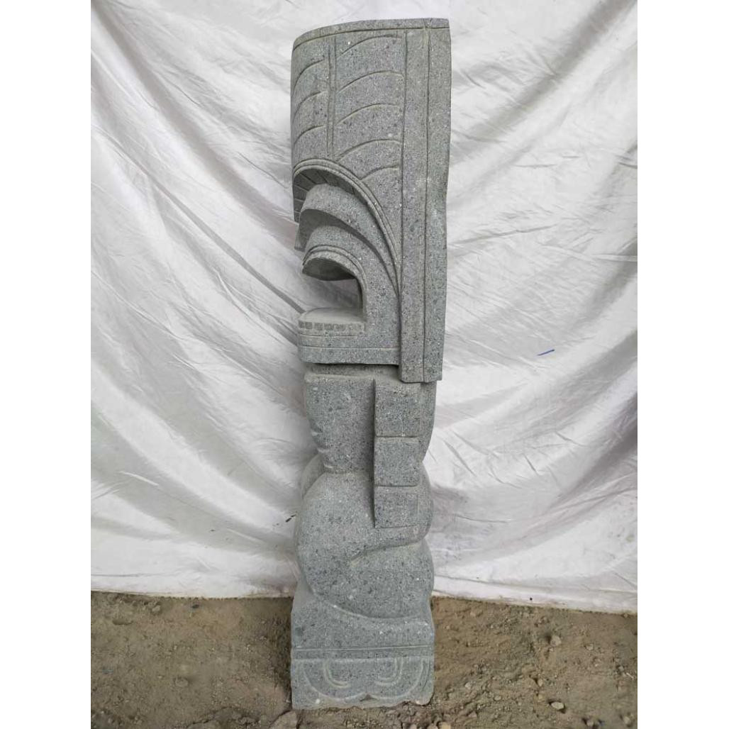 Exterior de piedra polinesia tiki rambut 1,50 m