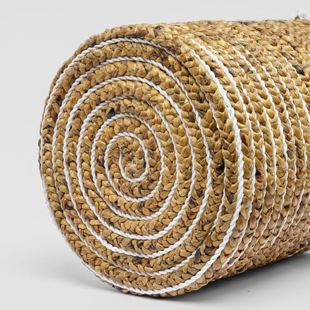 Cesta trenzada en jacinto de agua M Vito Cesta trenzada en jacinto de agua M Vito