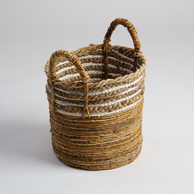 Cesta de mimbre beige M Yvo