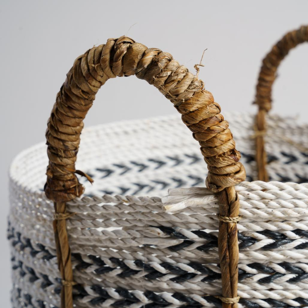 Gran cesta con asas de fibra vegetal XL Sookie Gran cesta con asas de fibra vegetal XL Sookie