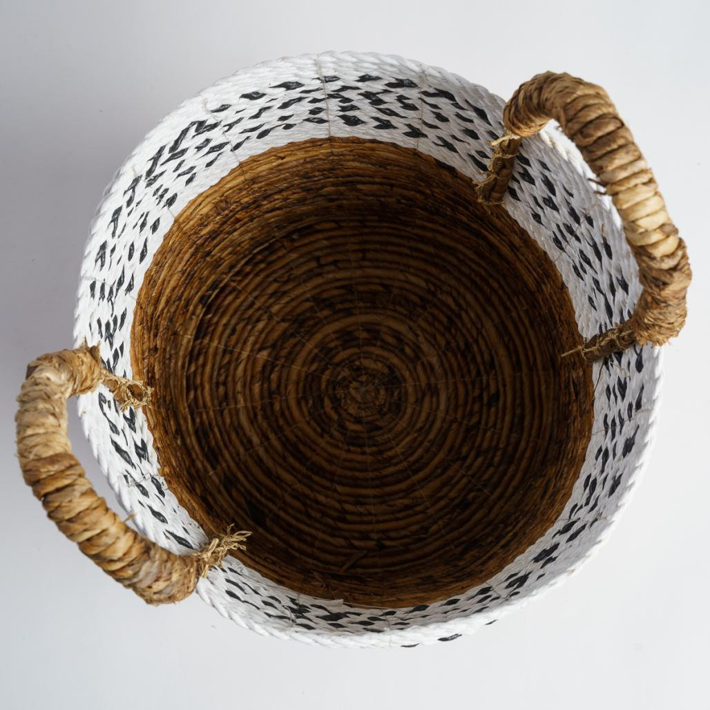 Cesta con asas de fibra vegetal M Sookie Cesta con asas de fibra vegetal M Sookie