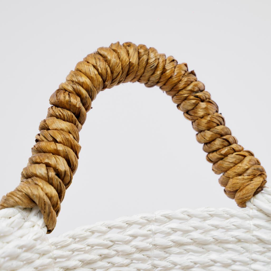 Cesta de mimbre crudo y marrón S Izia Cesta de mimbre crudo y marrón S Izia