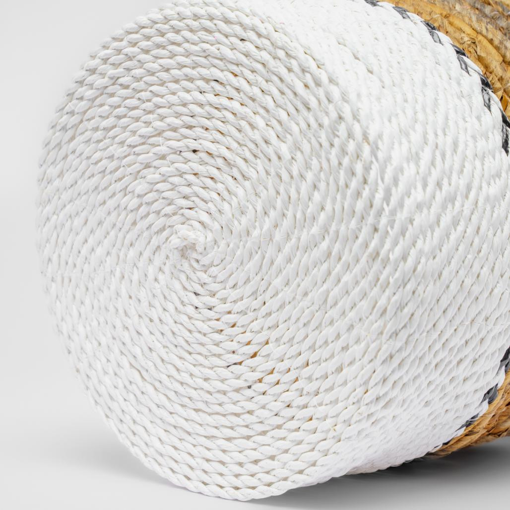 Cesta de mimbre crudo y marrón S Izia Cesta de mimbre crudo y marrón S Izia