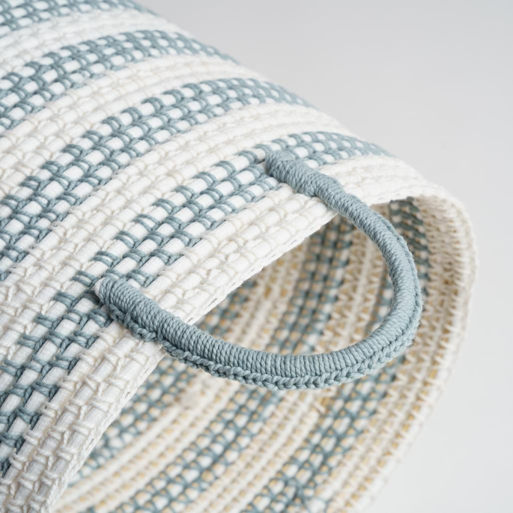 Cesta en cuerda gris y crudo M Guapa Cesta en cuerda gris y crudo M Guapa