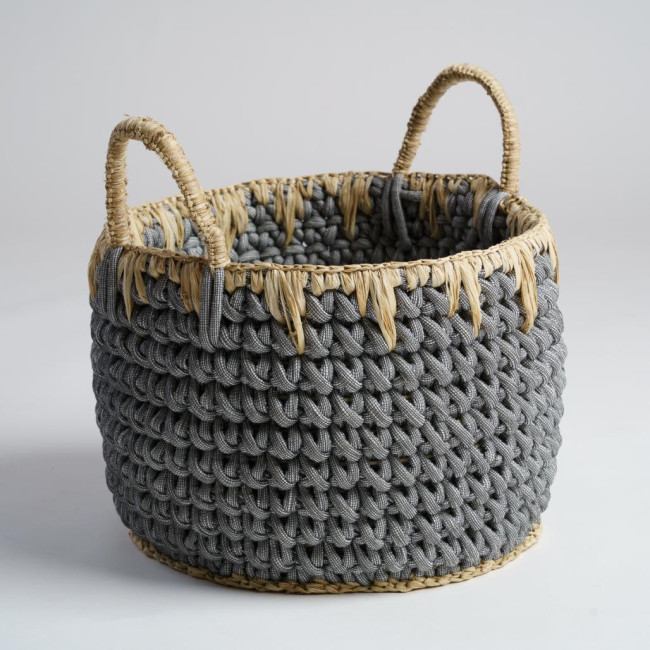 Cesta de cuerda L Eika