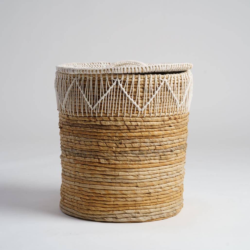 Cesta trenzada con tapa Major A.47 cm Cesta trenzada con tapa Major A.47 cm