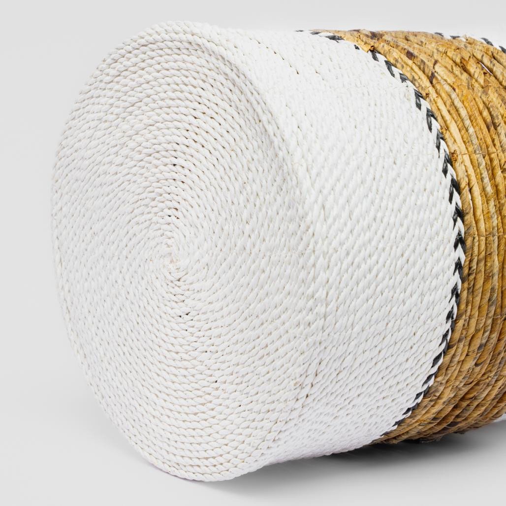 Lot de 2 paniers en fibre végétale XL-M Izia