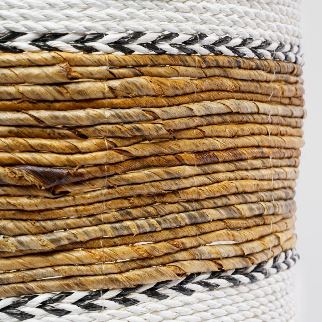 Lot de 2 paniers en fibre végétale XL-M Izia