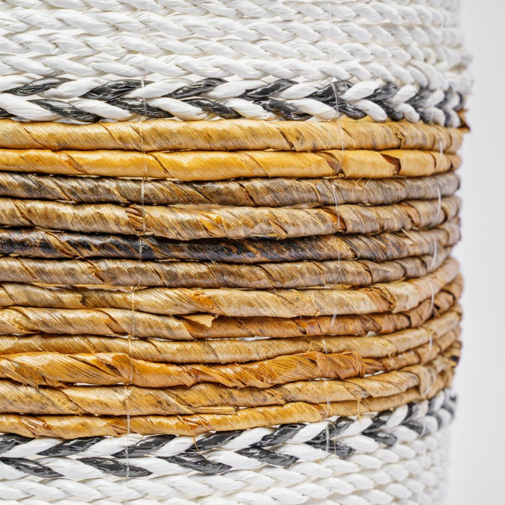 Lot de 2 paniers L en fibre végétale L-S Izia Lot de 2 paniers L en fibre végétale L-S Izia