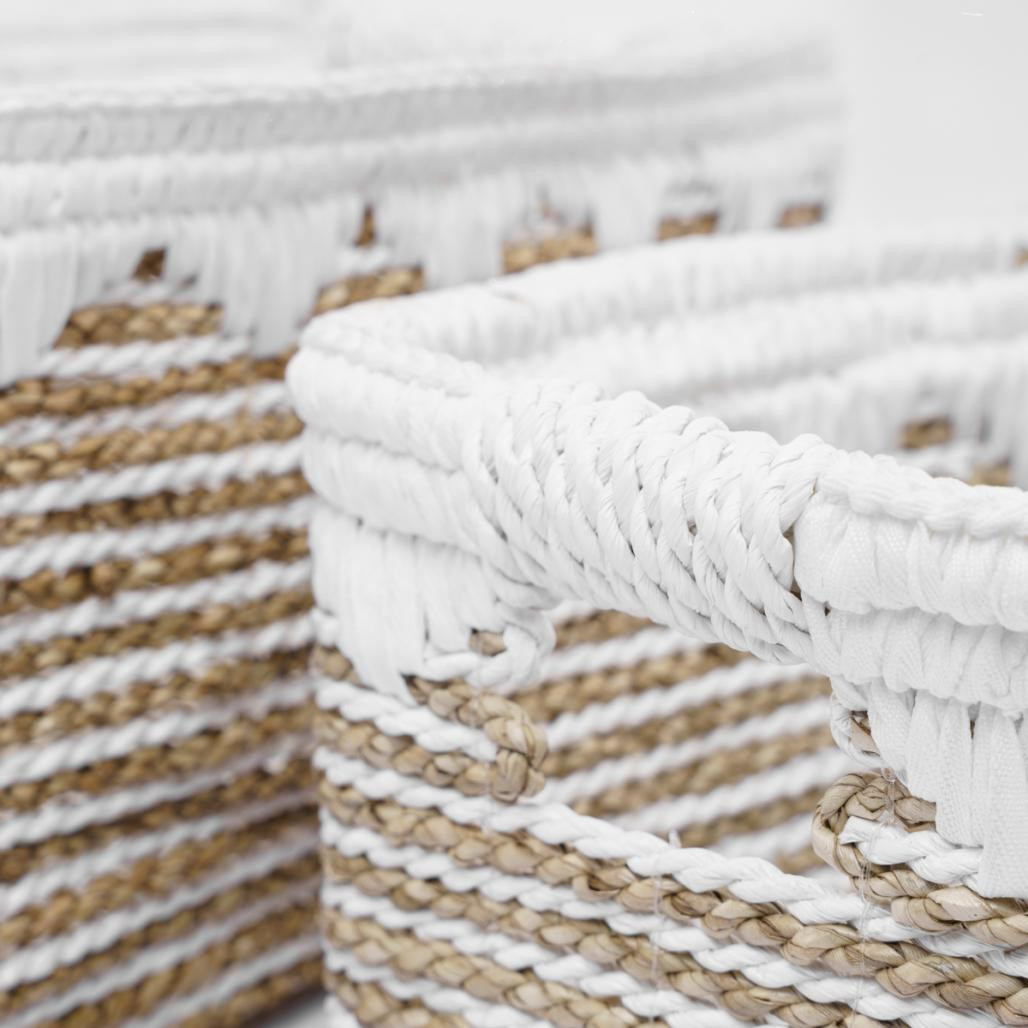 Juego de 2 cestas rectangulares L-S Caty