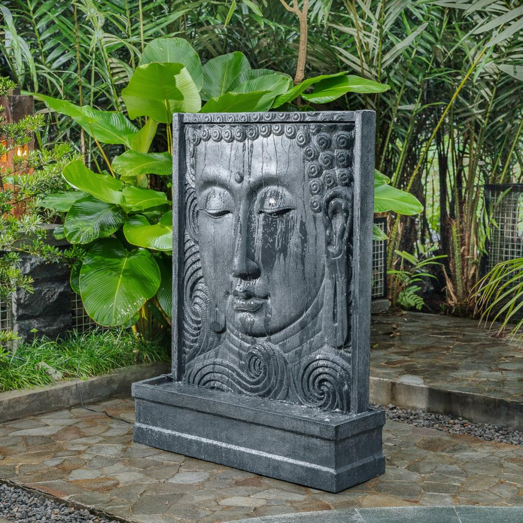 Fuente con el rostro de Buda 155cm Fuente con el rostro de Buda 155cm