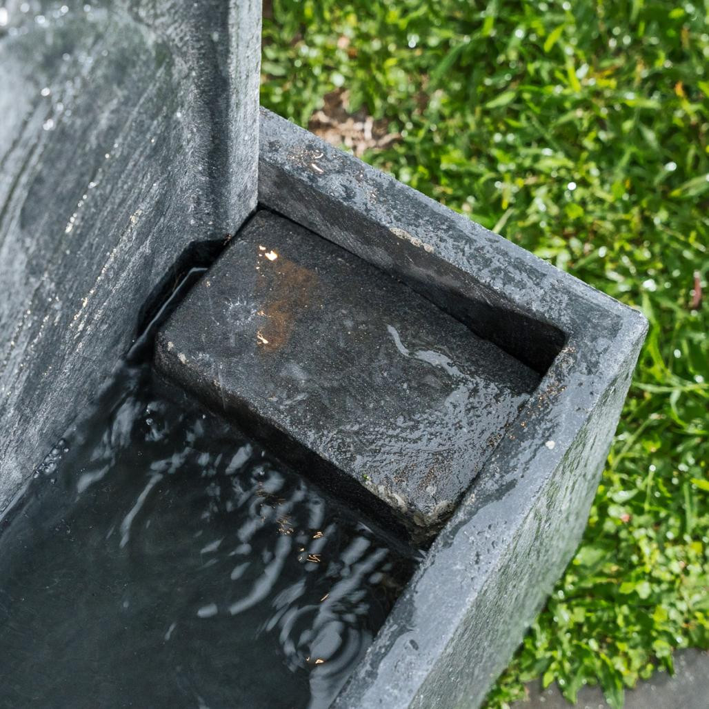 Fuente con Buda y flores de loto 165cm Fuente con Buda y flores de loto 165cm