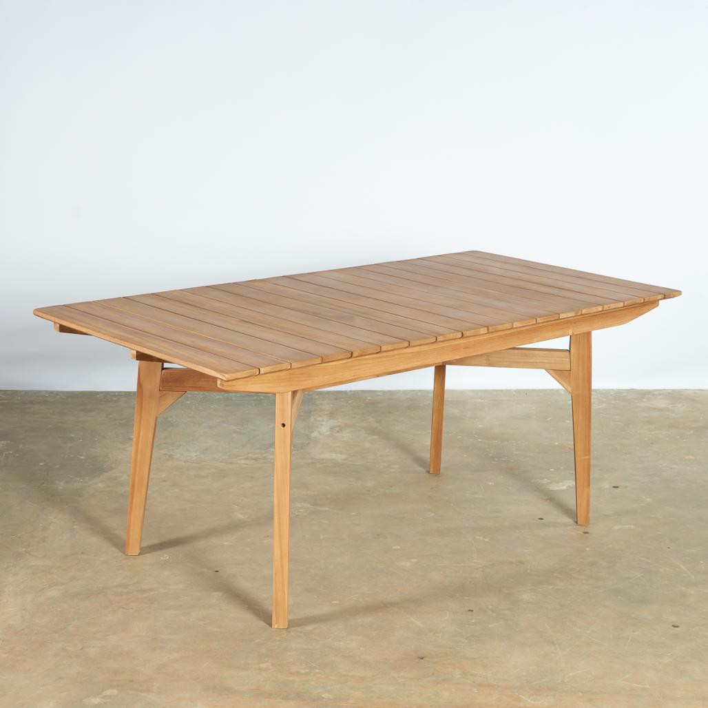 Mesa de jardà­n de teca 180 cm Kino