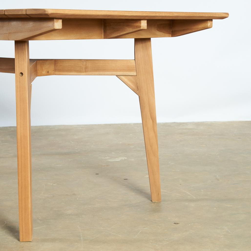 Mesa de jardà­n de teca 180 cm Kino