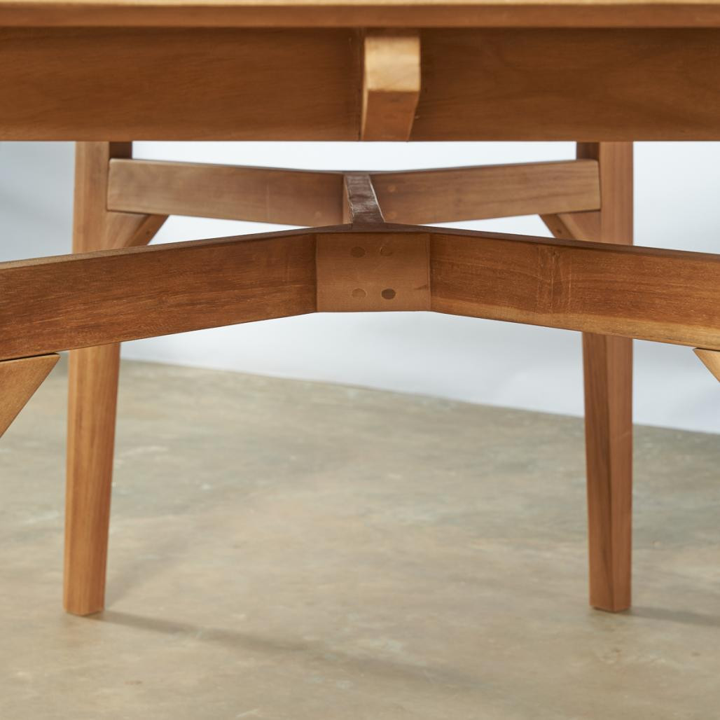 Mesa de jardà­n de teca 180 cm Kino