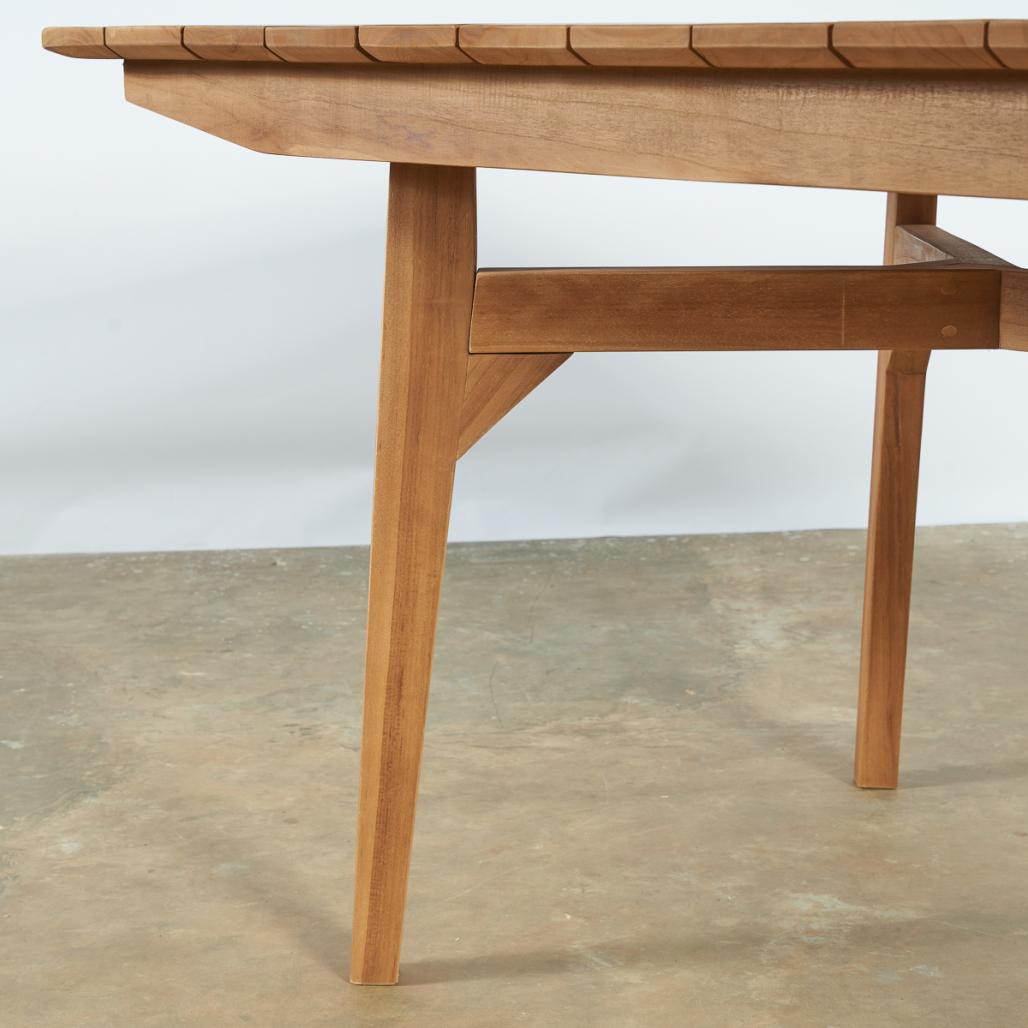 Mesa de jardà­n de teca 180 cm Kino