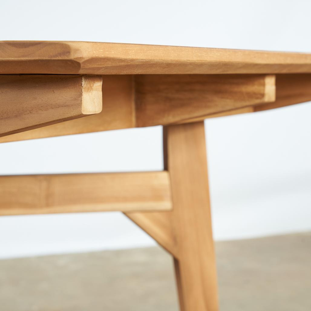 Mesa de jardà­n de teca 180 cm Kino