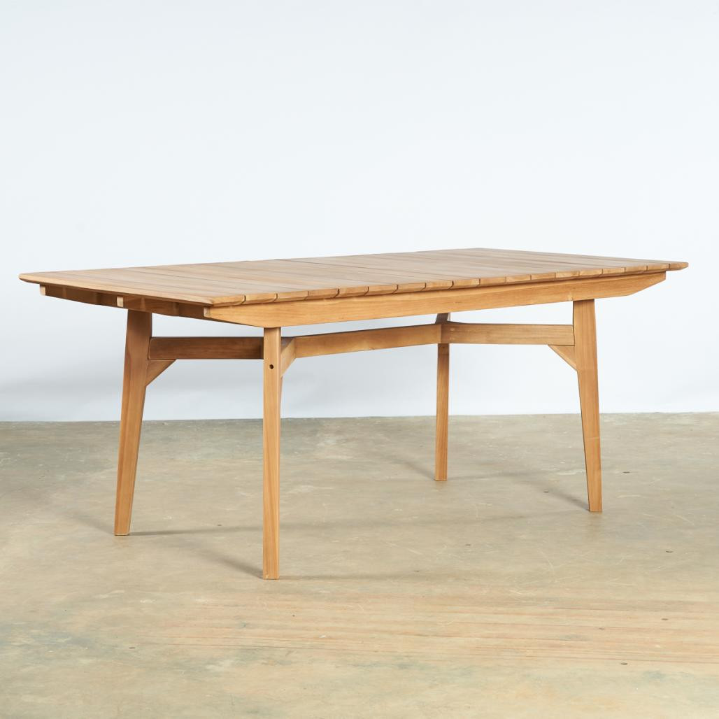 Mesa de jardà­n de teca 180 cm Kino