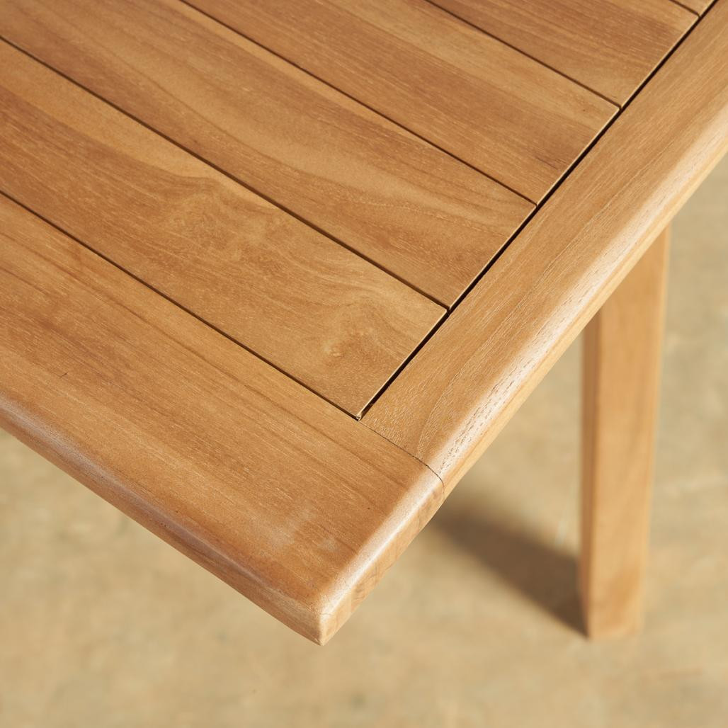 Mesa de jardà­n de teca con extensión 6/10 pers. Mao