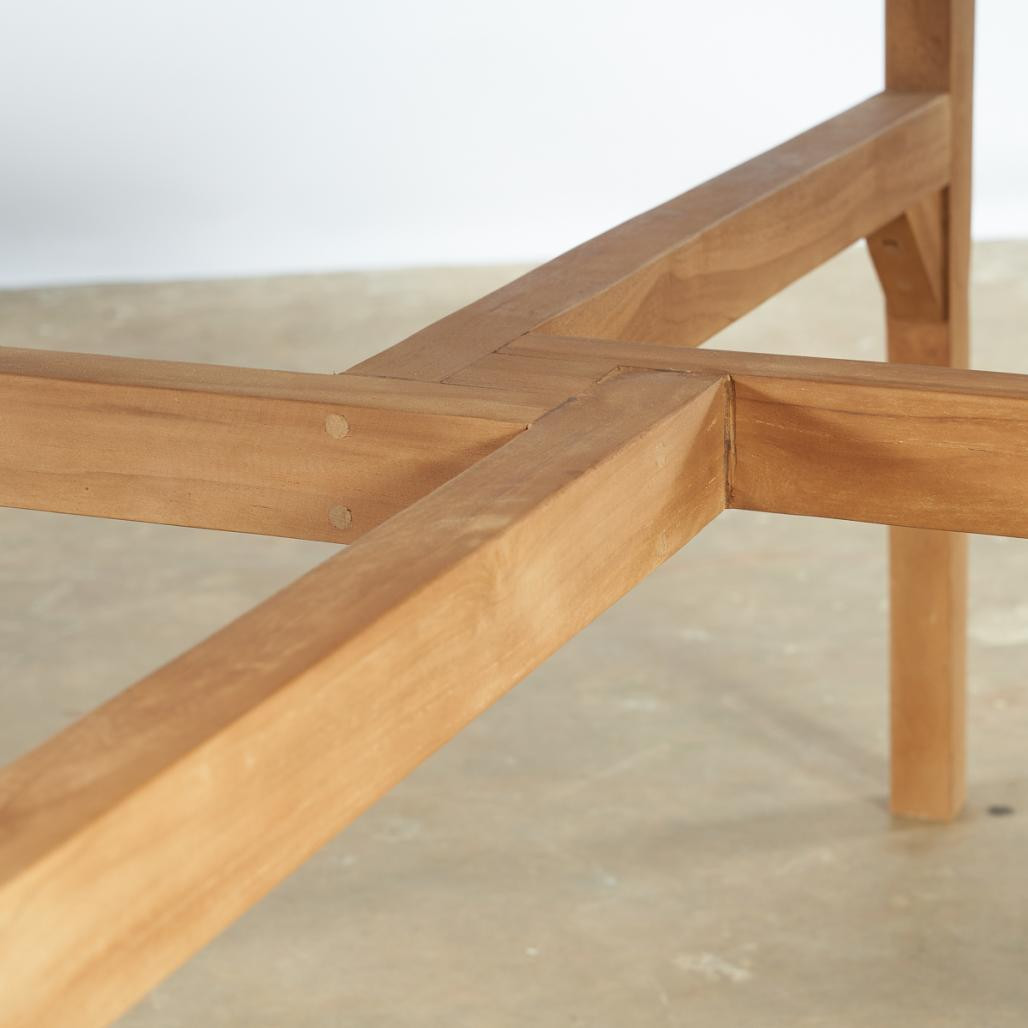 Mesa de jardàn redonda de teca 150 cm Roxan Mesa de jardàn redonda de teca 150 cm Roxan