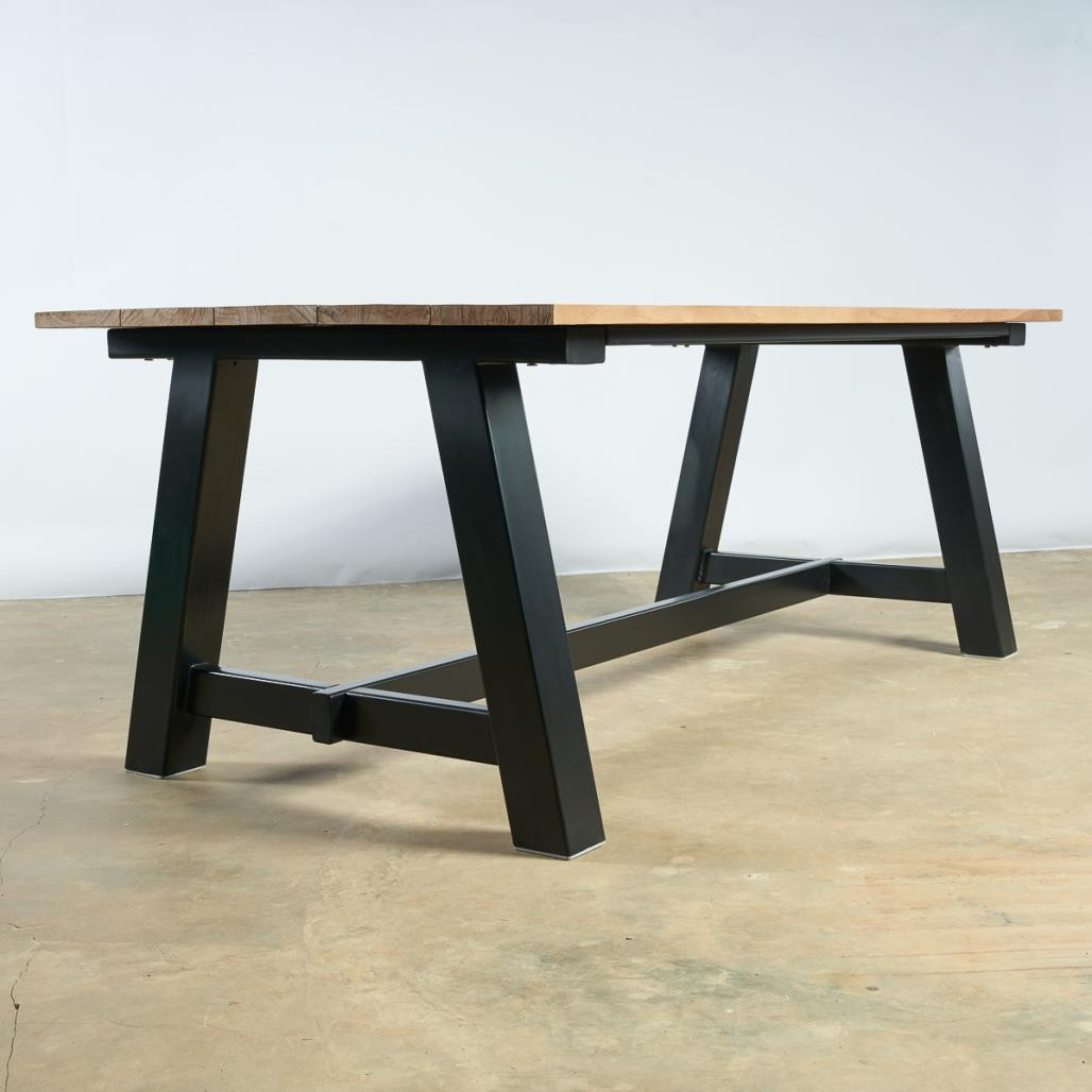 Mesa de jardà­n de teca 200 cm Paulo